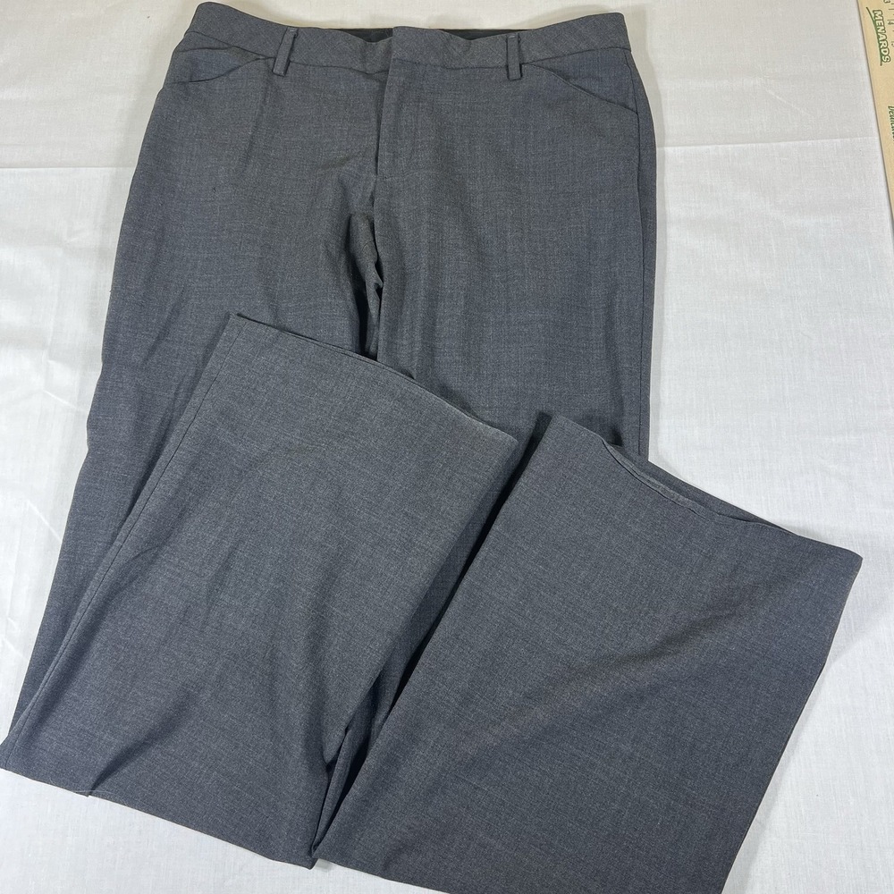Gap Perfect Trouser Womens 6L Gray Dress Pants Career Office Stretch 32x32